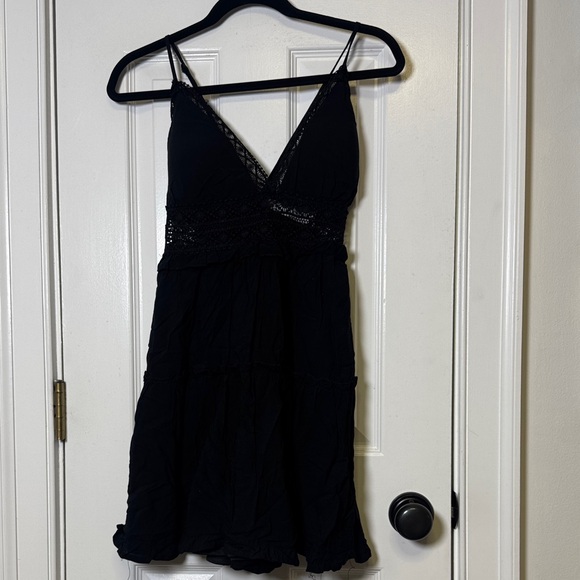 Justify Dresses & Skirts - Justify NWT Black Lace Slip Dress Padded V Neck Adjustable Straps M